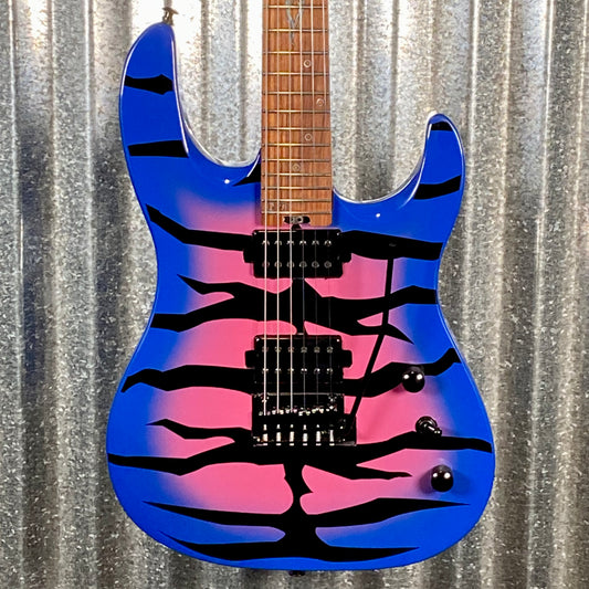 Westcreek Guitars Aetheris Superstrat Blue Tiger Guitar #0186 Used