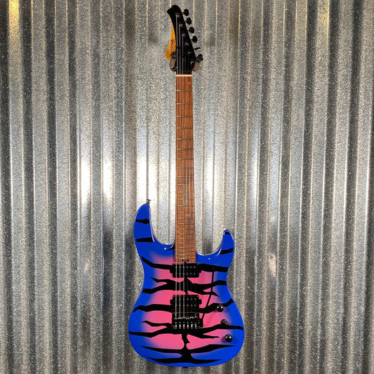 Westcreek Guitars Aetheris Superstrat Blue Tiger Guitar #0186 Used