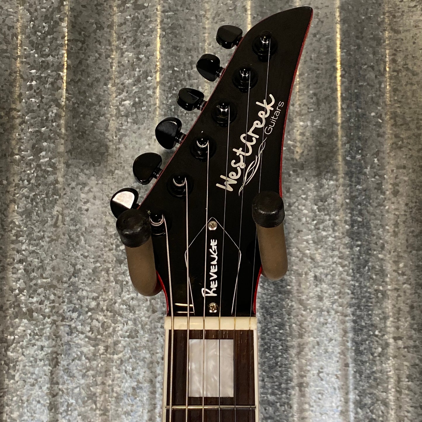 Westcreek Guitars Revenge Explorer Style Gradient Red #0186 Used