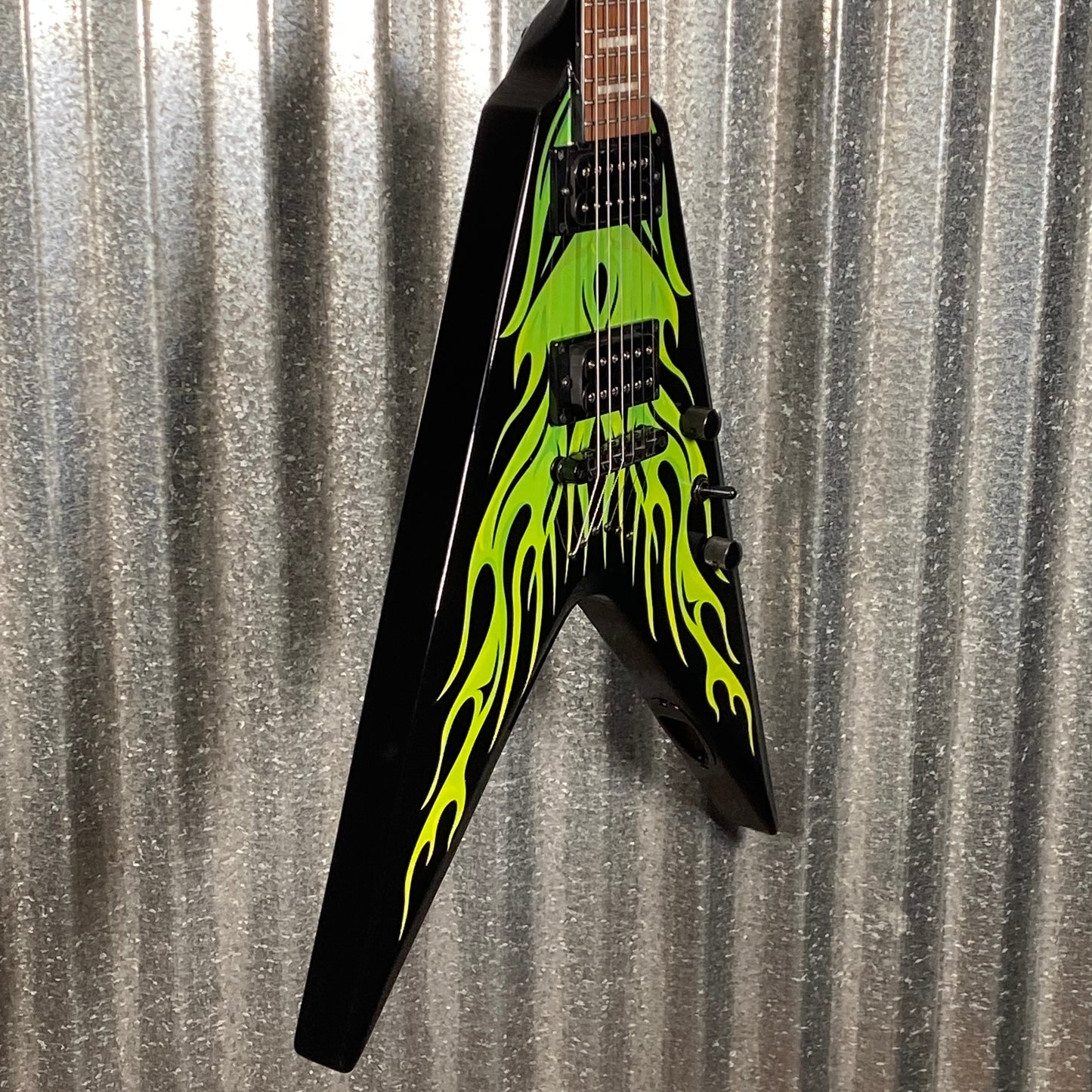 Westcreek Guitars Cerberus CB-2 V Hot Green Flame #0014 Used