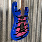 Westcreek Guitars Aetheris Superstrat Blue Tiger Guitar #0142 Used