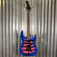 Westcreek Guitars Aetheris Superstrat Blue Tiger Guitar #0142 Used