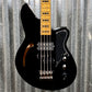 Reverend Guitars Basshouser Fatfish 32 Medium Scale Semi Hollow 4 String Bass Black #69186