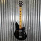 Reverend Guitars Basshouser Fatfish 32 Medium Scale Semi Hollow 4 String Bass Black #69186