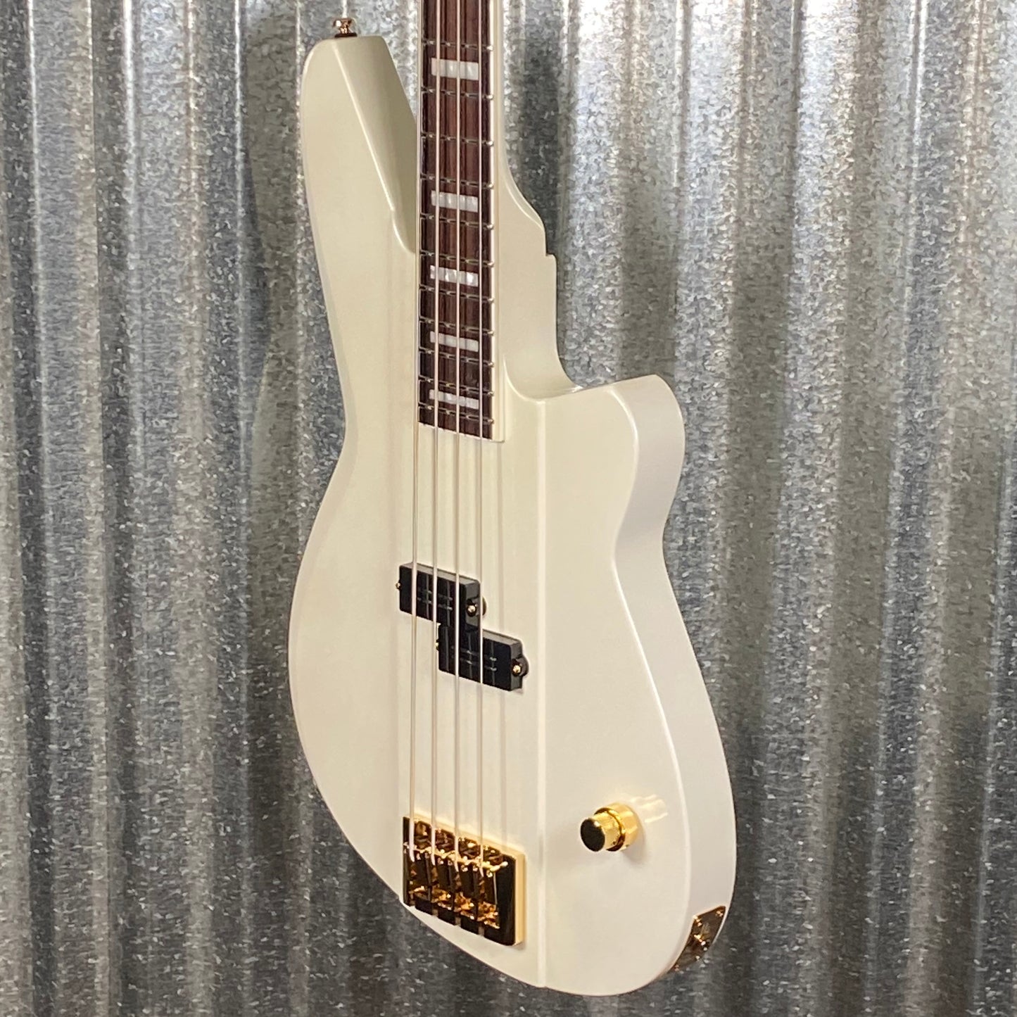 Reverend Meshell Ndegeocello Fellowship Enceladus Pearl White 4 String Bass #69307