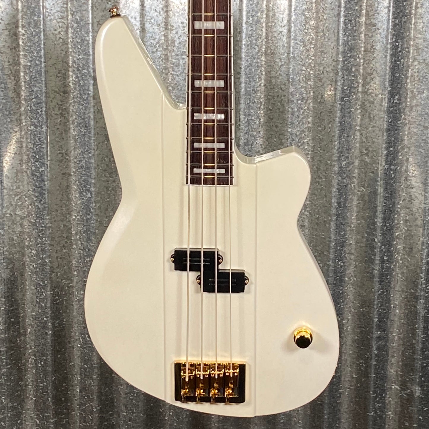 Reverend Meshell Ndegeocello Fellowship Enceladus Pearl White 4 String Bass #69307