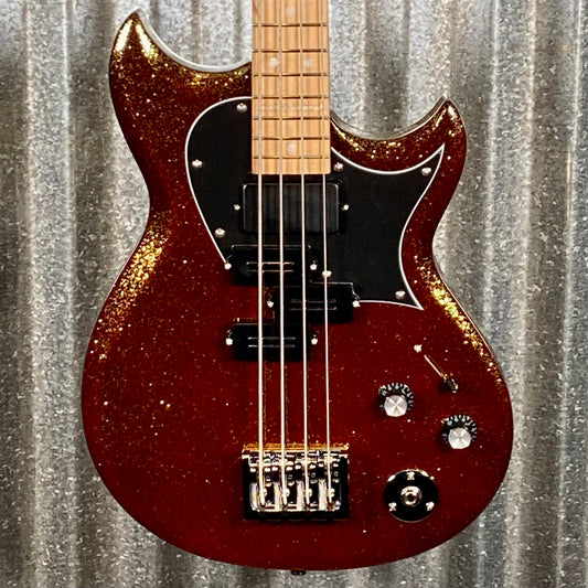 Reverend Mke Watt Signature Wattplower Mark II Root Beer Sparkle 4 String Short Scale Bass #69284