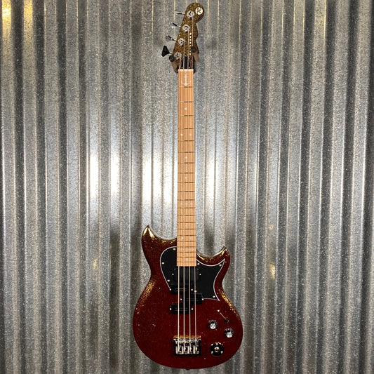 Reverend Mke Watt Signature Wattplower Mark II Root Beer Sparkle 4 String Short Scale Bass #69284