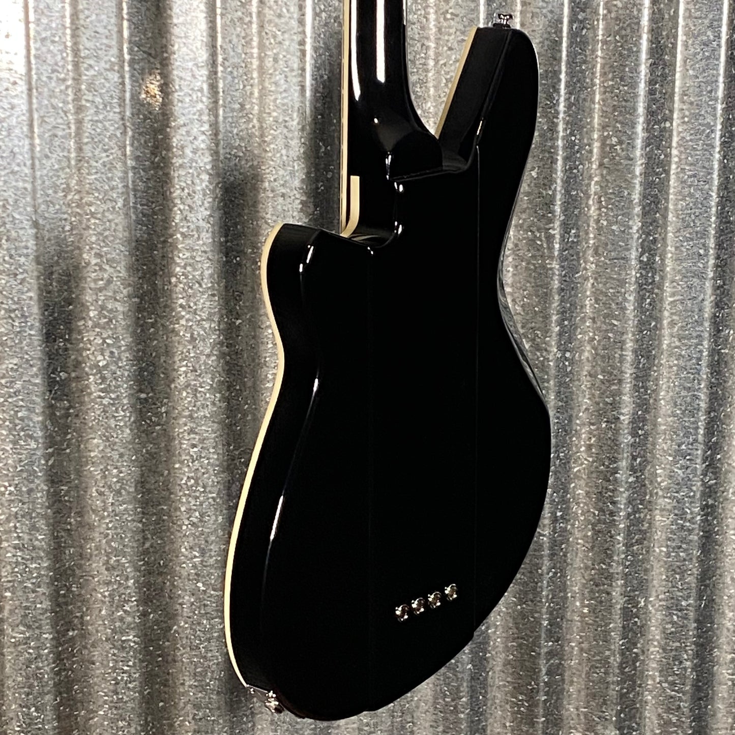 Reverend Sentinel Short Scale 4 String Single Pickup Midnight Black Bass #69332