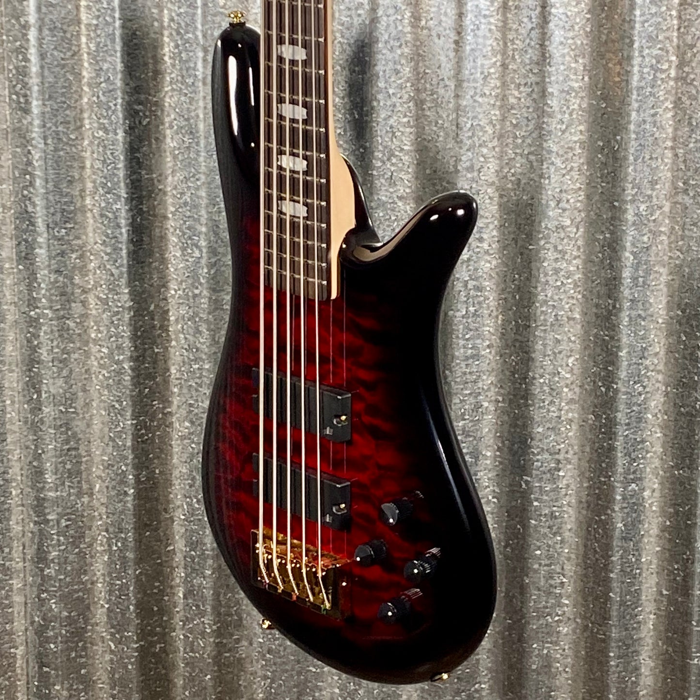 Spector Icon NS-5 Bolt-On Black Cherry Gloss 5 String Bass #0190