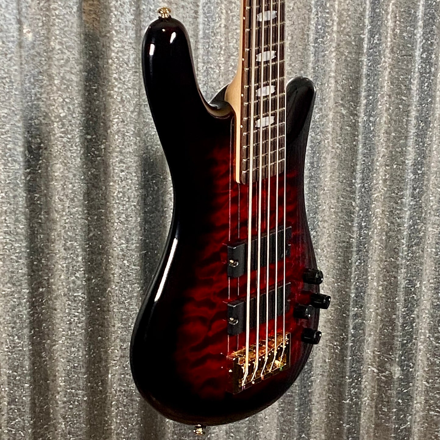 Spector Icon NS-5 Bolt-On Black Cherry Gloss 5 String Bass #0190