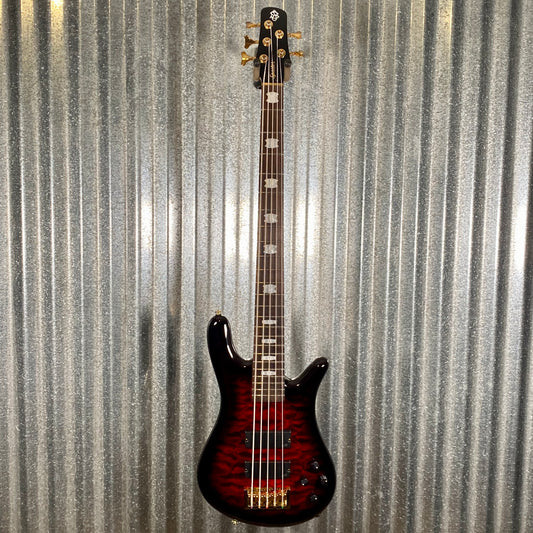 Spector Icon NS-5 Bolt-On Black Cherry Gloss 5 String Bass #0190