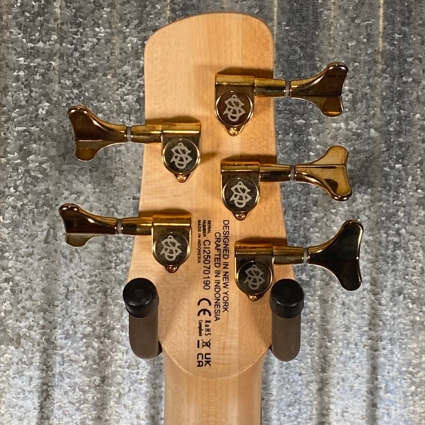 Spector Icon NS-5 Bolt-On Black Cherry Gloss 5 String Bass #0190