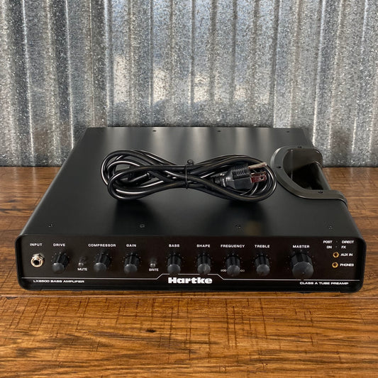 Hartke LX8500 800 Watt Light Weight Tube Preamp Bass Amplifier Head Used