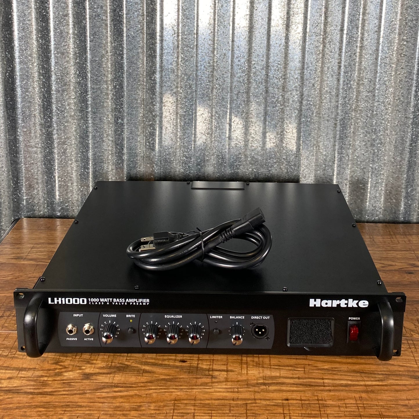 Hartke LH1000 2x500 Watt Tube Preamp Bass Amplifier Head Used