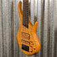 Warrior DM5 Dran Michael 5 String Natural Spalted Bass & Case #177 Used