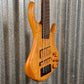 Warrior DM5 Dran Michael 5 String Natural Spalted Bass & Case #177 Used
