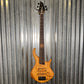 Warrior DM5 Dran Michael 5 String Natural Spalted Bass & Case #177 Used