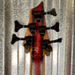 Warrior DM5 Dran Michael 5 String Natural Spalted Bass & Case #177 Used