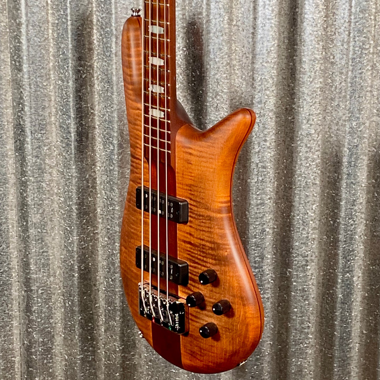 Spector Euro RST 4 String Bass Sienna Stain Matte EURO4RSTSIENNA & Bag #9659 Used