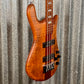 Spector Euro RST 4 String Bass Sienna Stain Matte EURO4RSTSIENNA & Bag #9659 Used