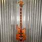 Spector Euro RST 4 String Bass Sienna Stain Matte EURO4RSTSIENNA & Bag #9659 Used