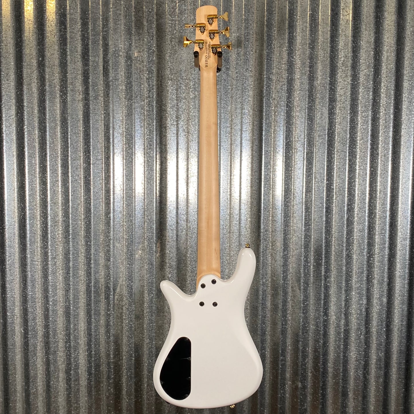 Spector Icon NS-5 Bolt-On White Gloss 5 String Bass #0182