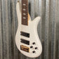 Spector Icon NS-5 Bolt-On White Gloss 5 String Bass #0182