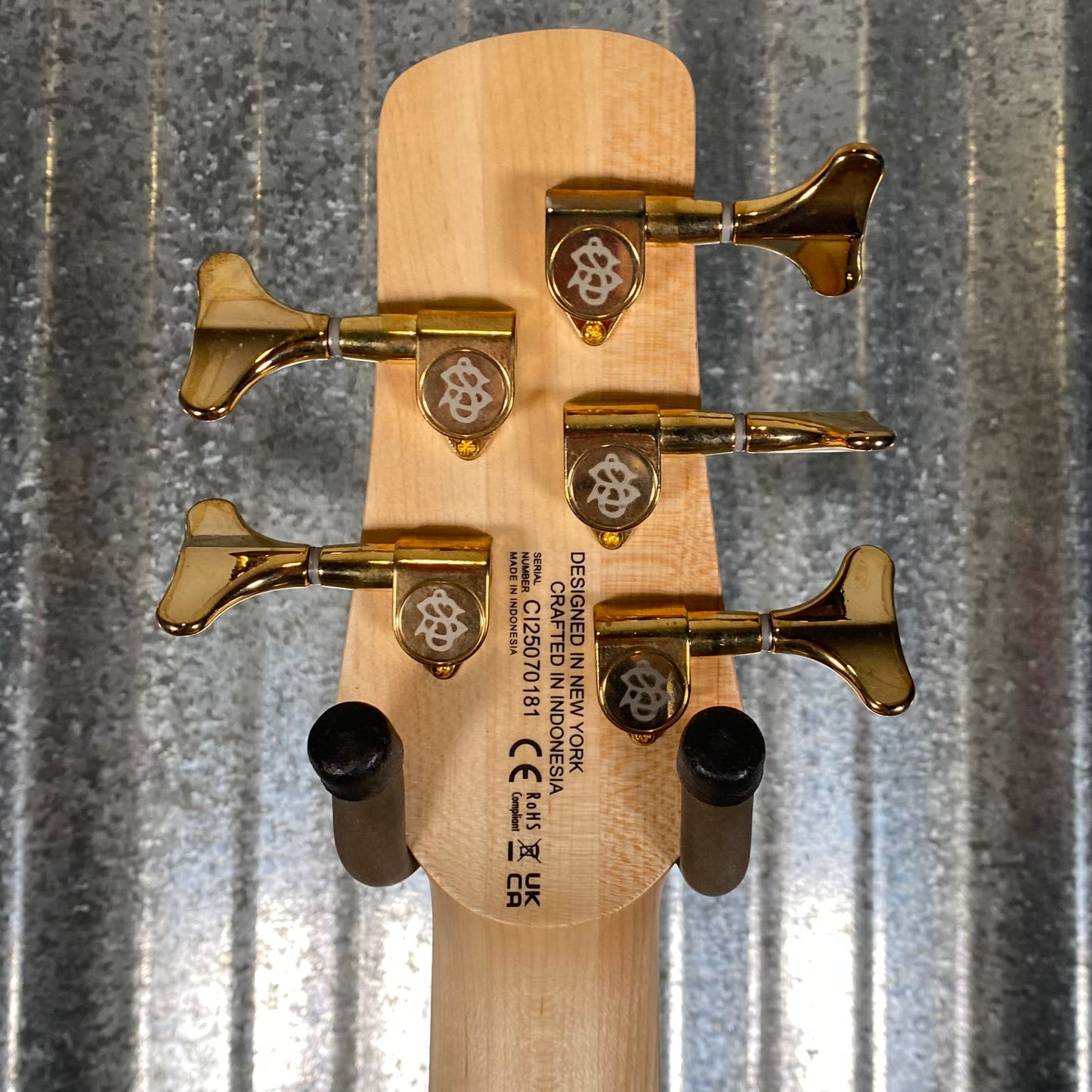 Spector Icon NS-5 Bolt-On Black Stain Gloss 5 String Bass #0181