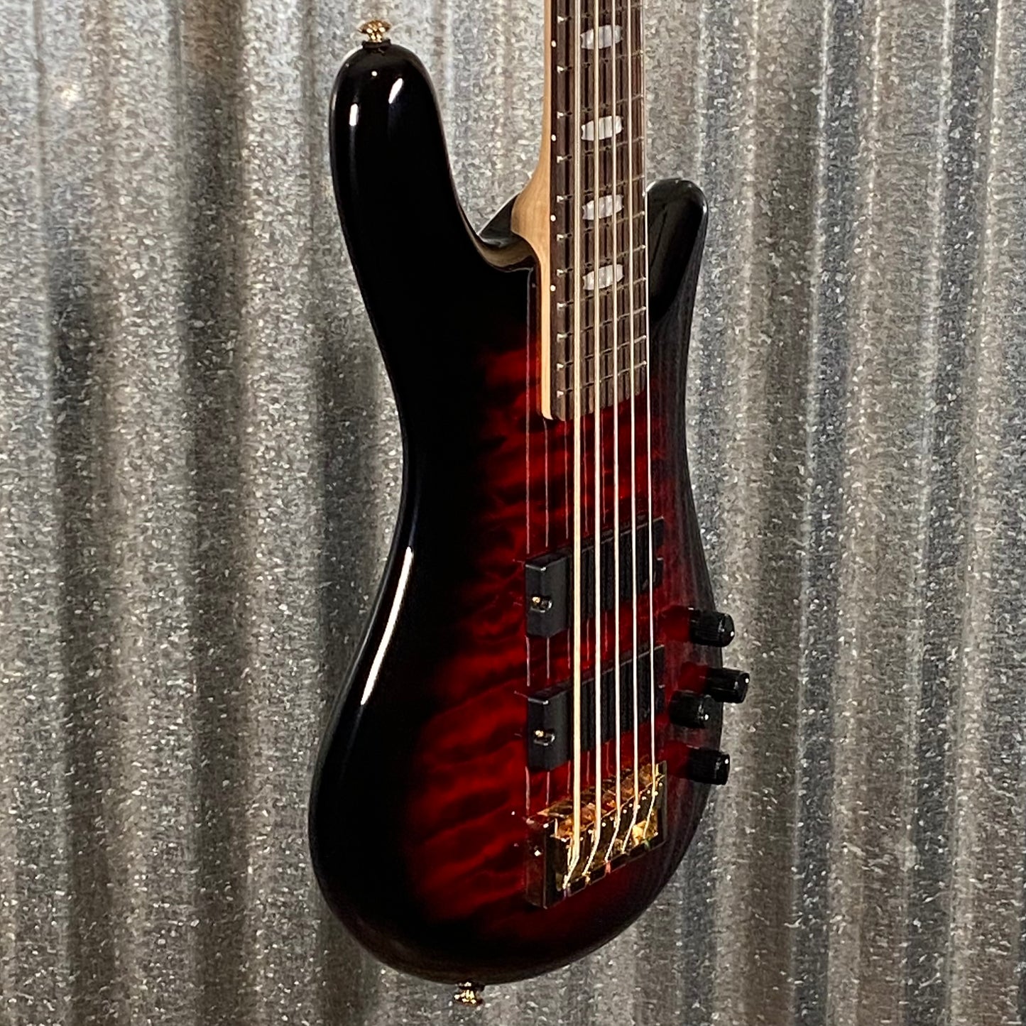 Spector Icon NS-5 Bolt-On Black Cherry Gloss 5 String Bass #0255