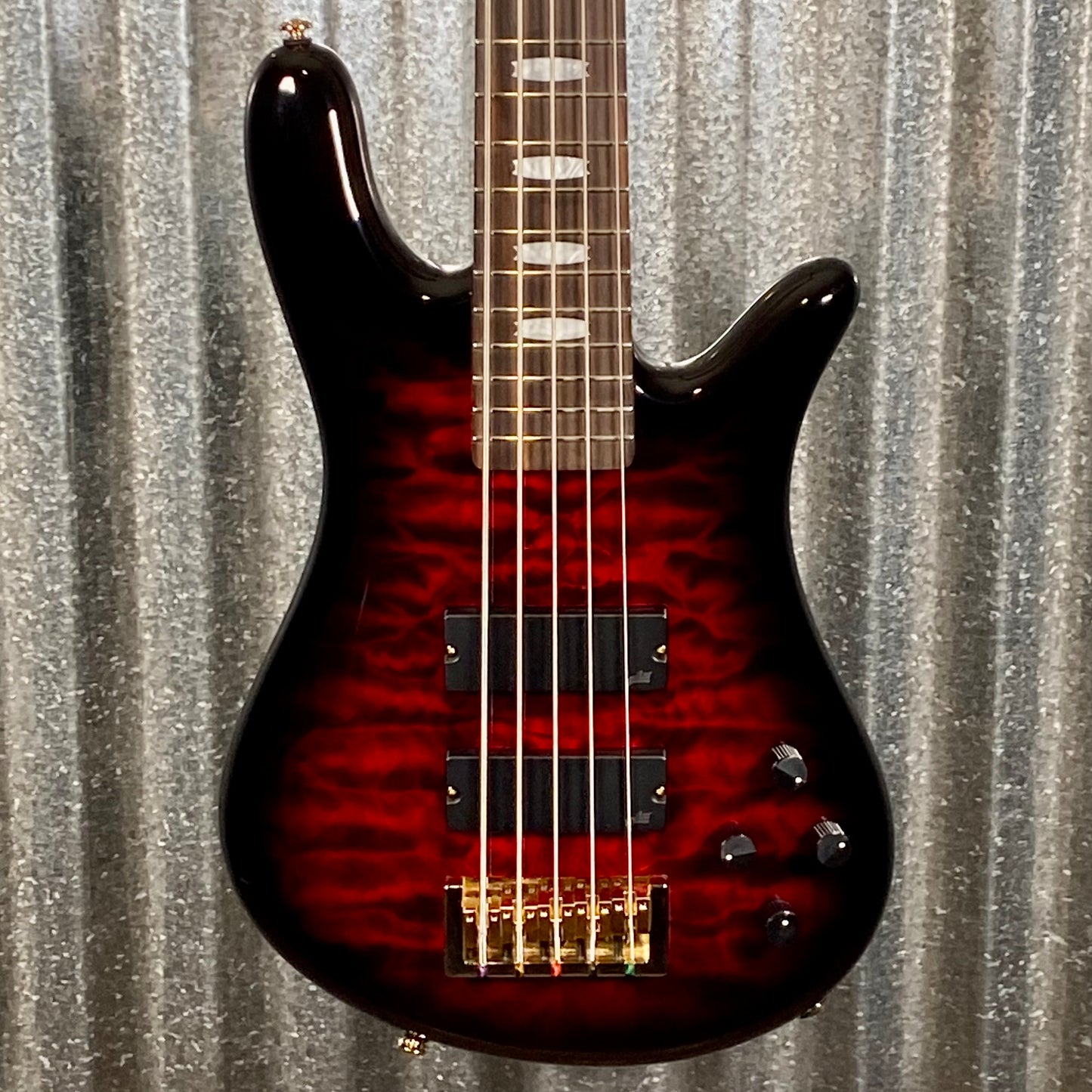 Spector Icon NS-5 Bolt-On Black Cherry Gloss 5 String Bass #0255