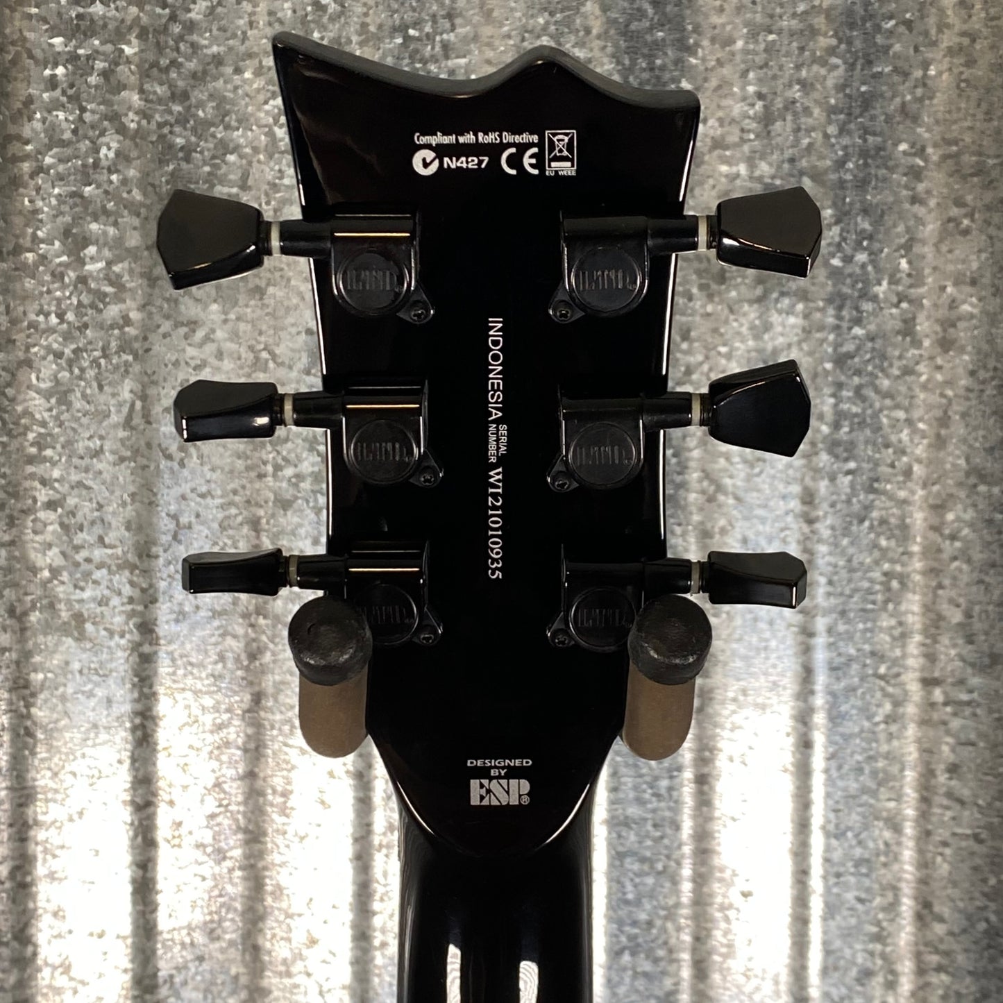 ESP LTD GH-200 Gary Holt Floyd Rose Black Guitar LGH200BLK #0935 Used