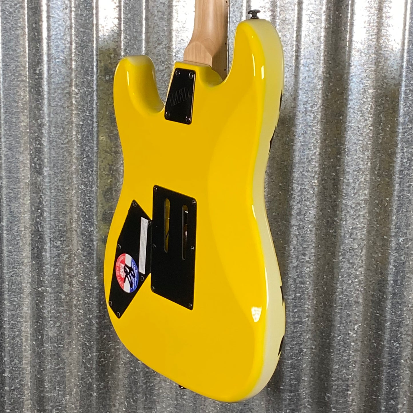 ESP LTD GL-200MT George Lynch Yellow Tiger Stripe Graphic Guitar LGL200MT #0246 Used