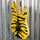 ESP LTD GL-200MT George Lynch Yellow Tiger Stripe Graphic Guitar LGL200MT #0246 Used