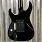 ESP LTD KH-602 Kirk Hammett EMG Black Guitar & Case LKH602 #0763 Used