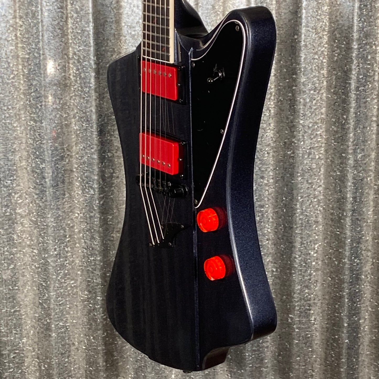 Westcreek Guitars Mirage T Bird Style Dual Humbucker Guitar Black #0188 Used