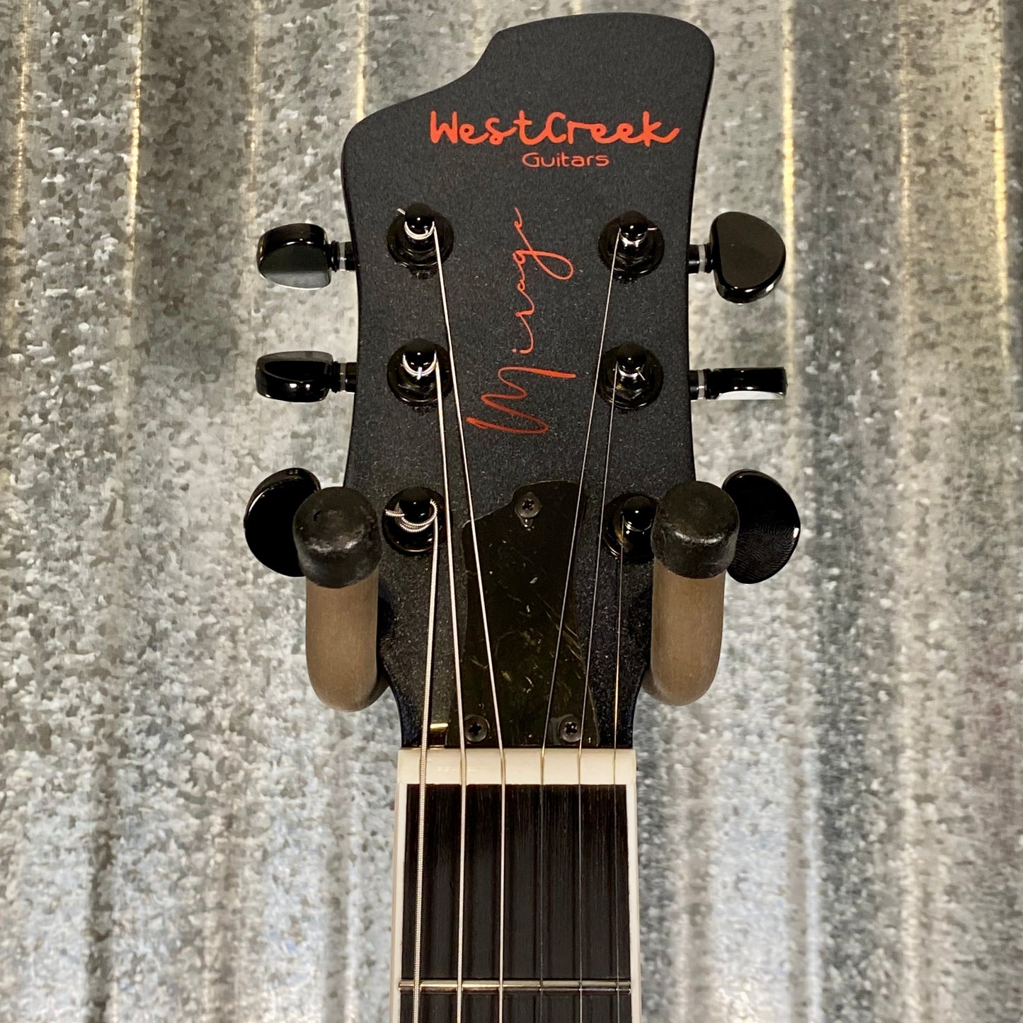 Westcreek Guitars Mirage T Bird Style Dual Humbucker Guitar Black #0188 Used