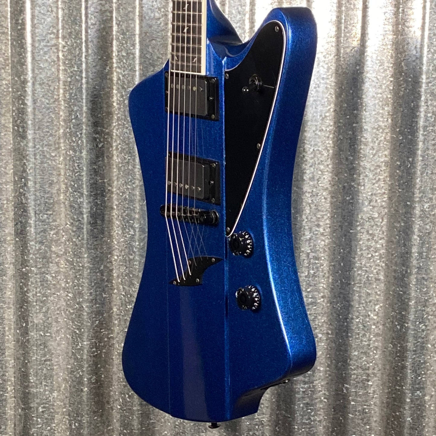 Westcreek Guitars Mirage T Bird Style Dual Humbucker Guitar Blue #0009 Used
