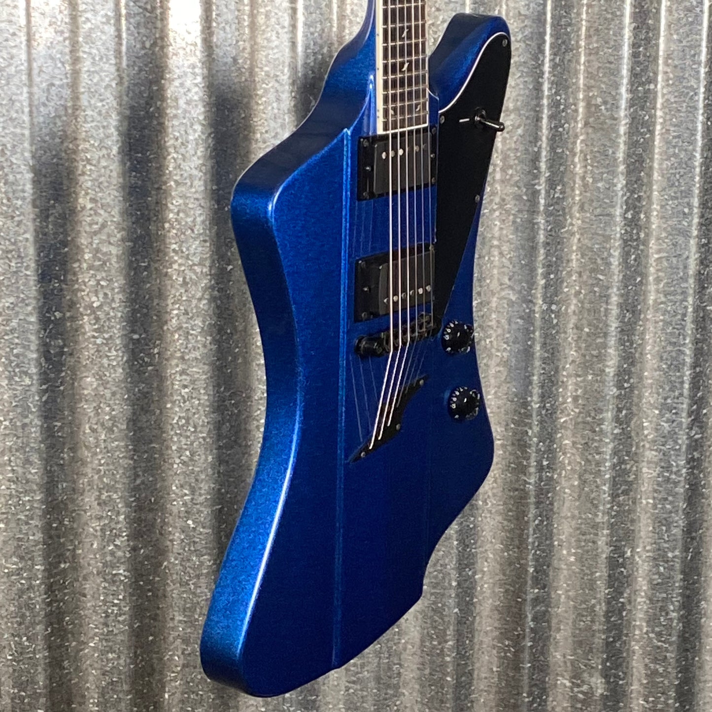 Westcreek Guitars Mirage T Bird Style Dual Humbucker Guitar Blue #0009 Used