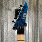 ESP LTD MH-203QM See Thru Blue Quilt Top Guitar MH203QMSTB #2554 Used