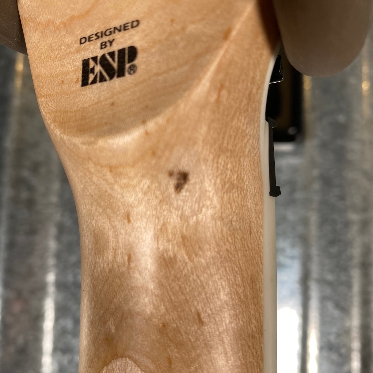 ESP LTD MH-203QM See Thru Blue Quilt Top Guitar MH203QMSTB #2554 Used