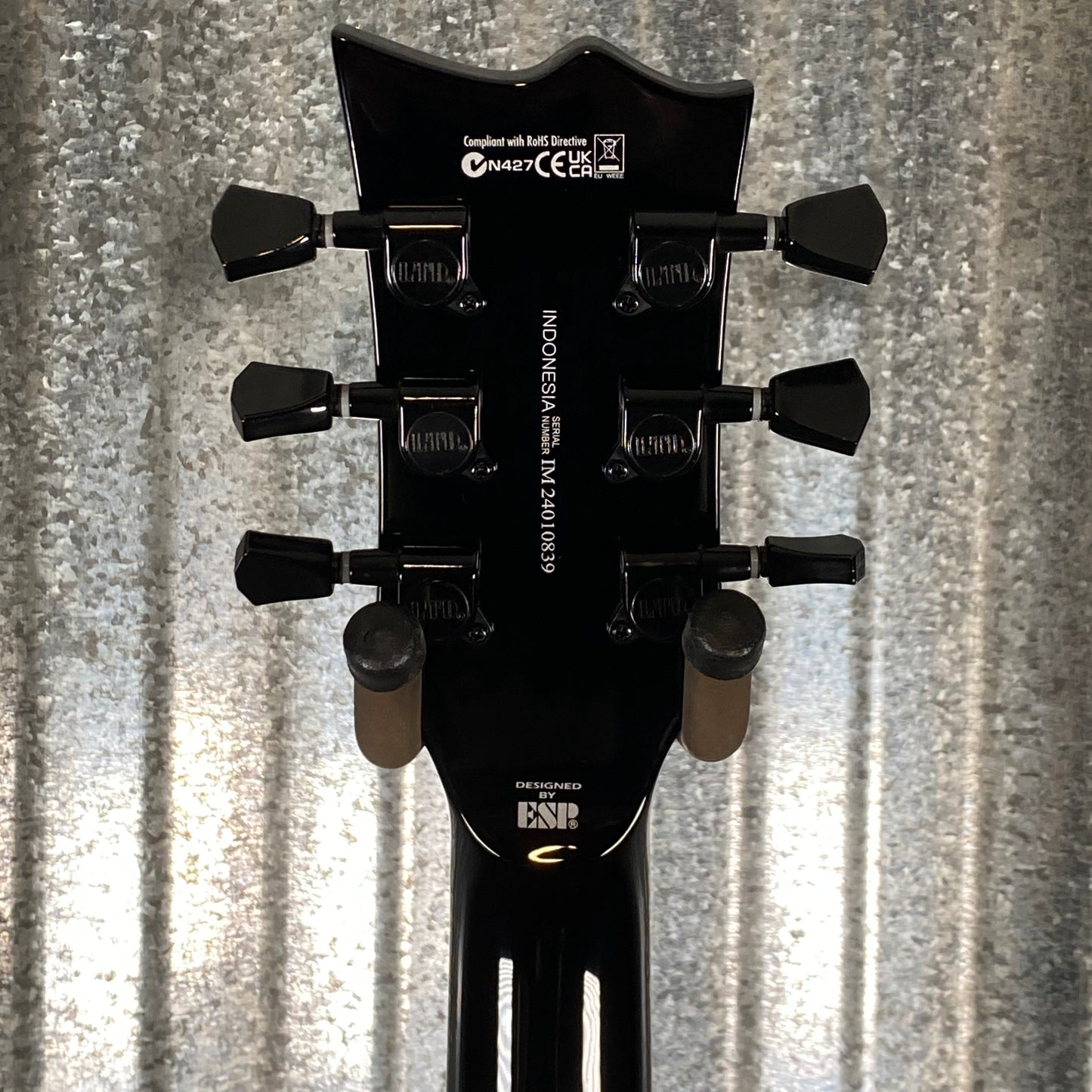 ESP LTD GH-200 Gary Holt Floyd Rose Black Guitar LGH200BLK #0839 Used