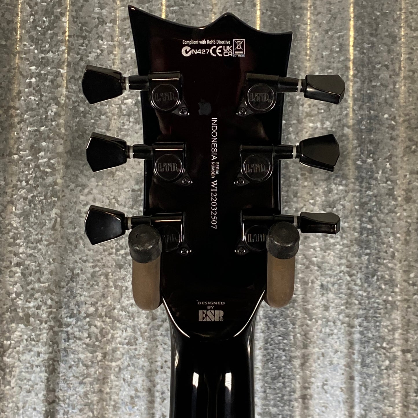 ESP LTD GH-200 Gary Holt Floyd Rose Black Guitar LGH200BLK #2507 Used