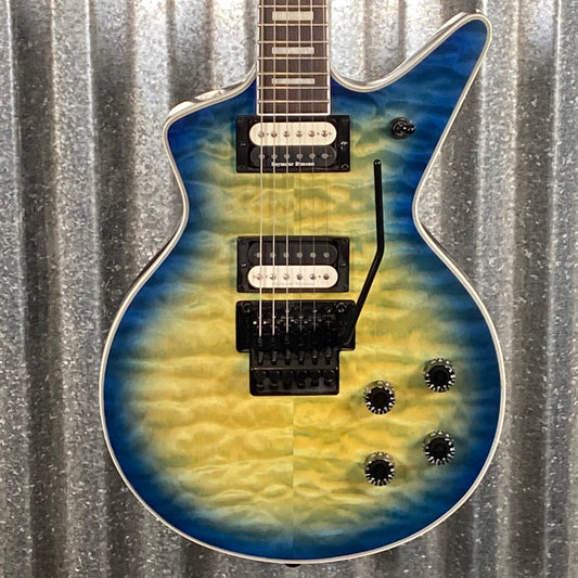 Dean Cadillac Select Quilt Top Floyd Ocean Burst Guitar CADISELFQMOSB #0591 Used