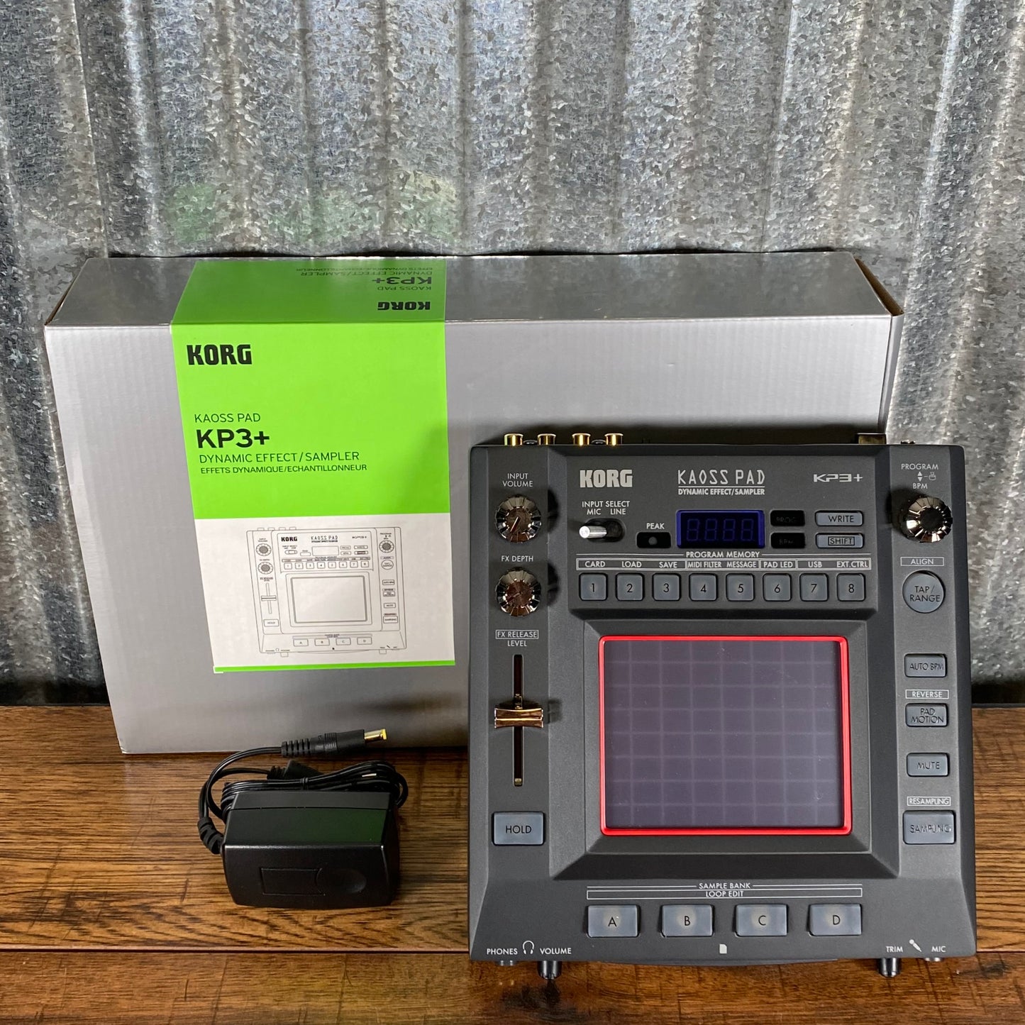 Korg KP3PLUS Expanded KP3 Kaos Pad 3 Touch Pad Processor Sampler Controller