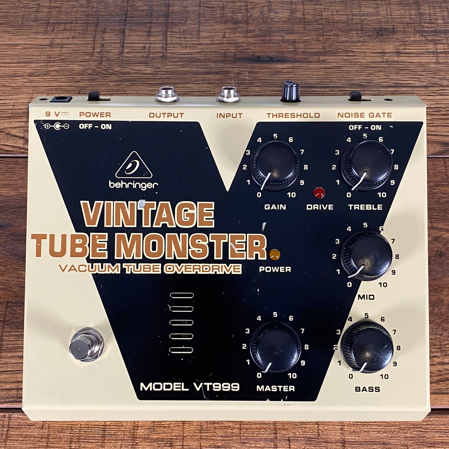 Behringer Vintage Tube Monster Vaccum Tube Overdrive Guitar Effect Pedal Used