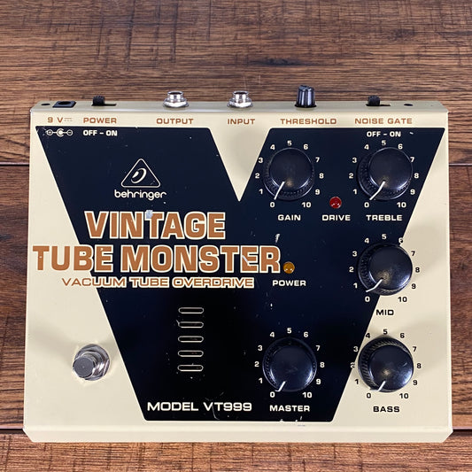 Behringer Vintage Tube Monster Vaccum Tube Overdrive Guitar Effect Pedal Used