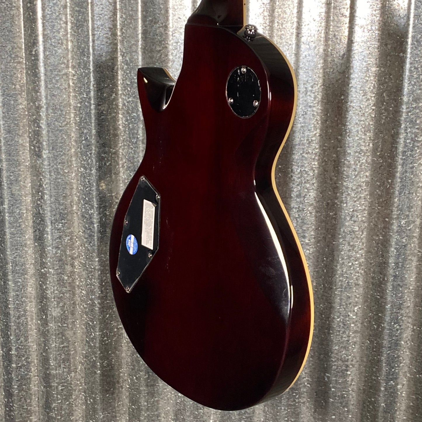 ESP LTD EC-256 Flame Dark Brown Sunburst Guitar LEC256FMDBSB #0439 Used