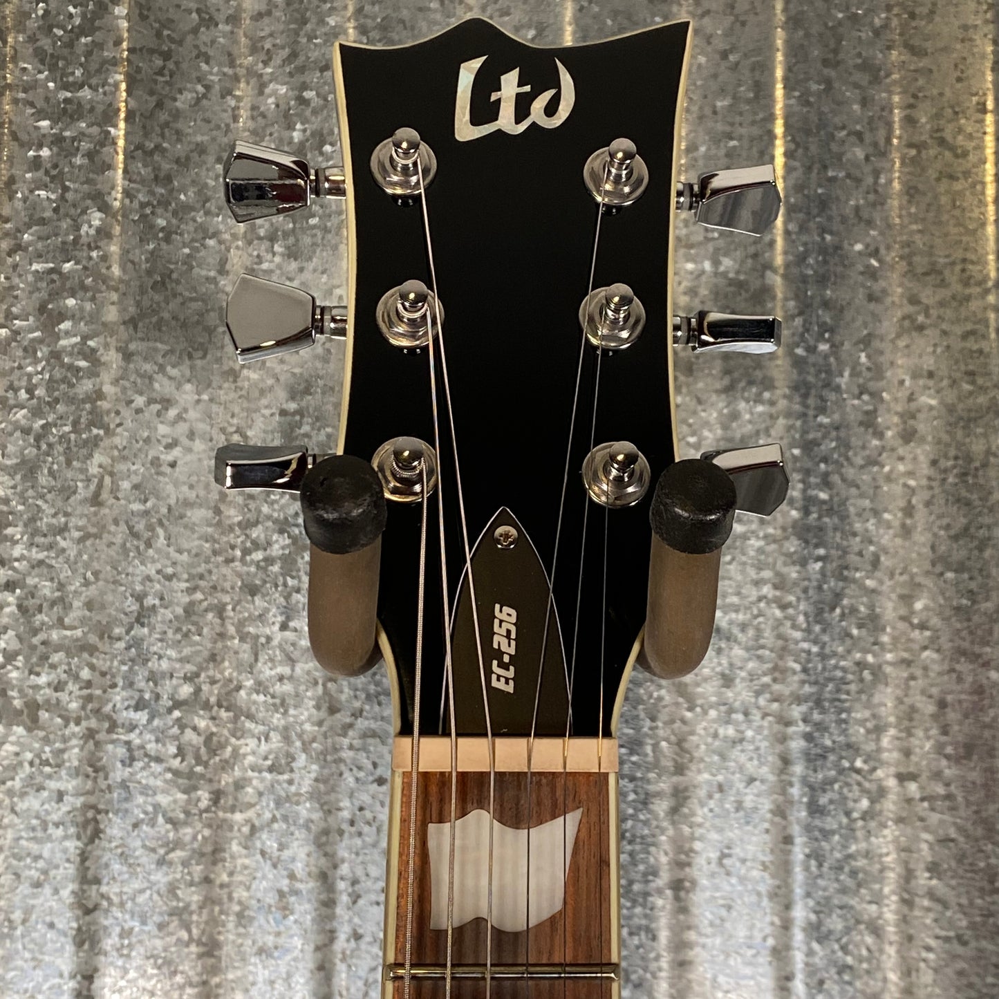 ESP LTD EC-256 Flame Dark Brown Sunburst Guitar LEC256FMDBSB #0530 Used