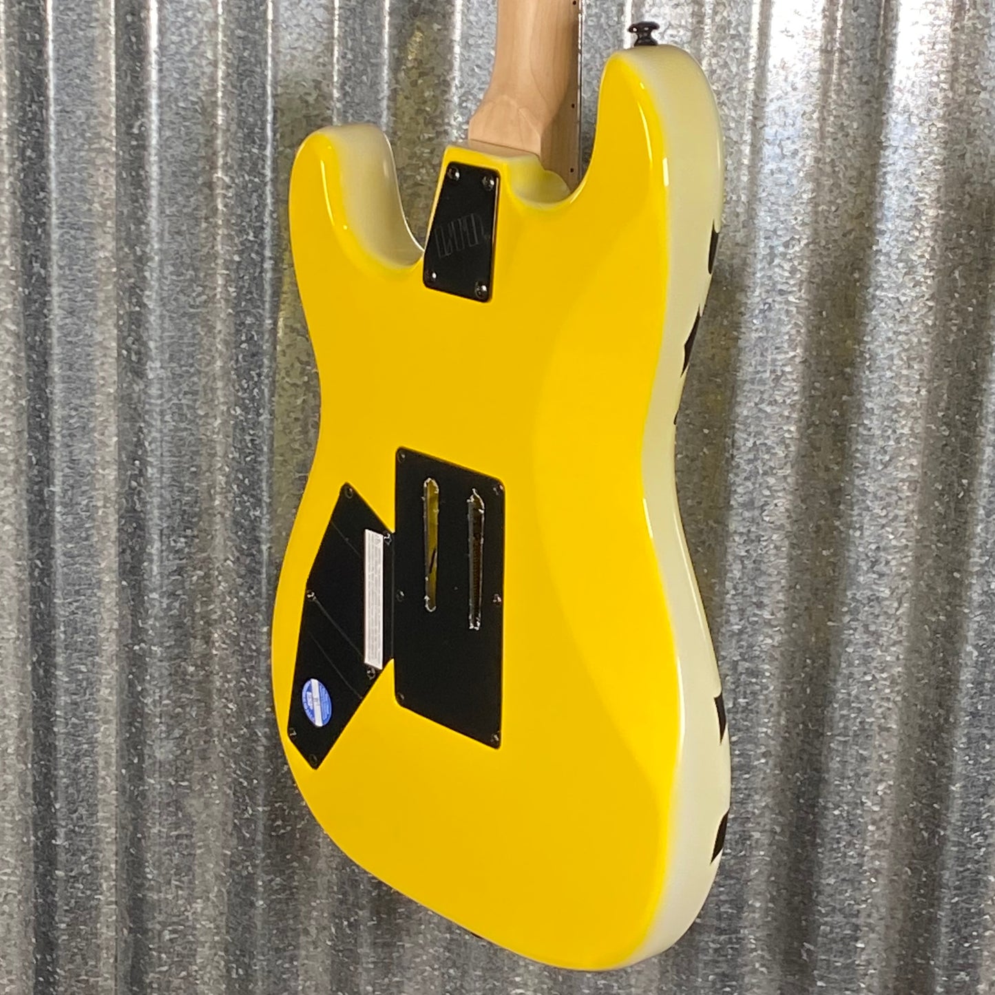ESP LTD GL-200MT George Lynch Yellow Tiger Stripe Graphic Guitar LGL200MT #1406 Used